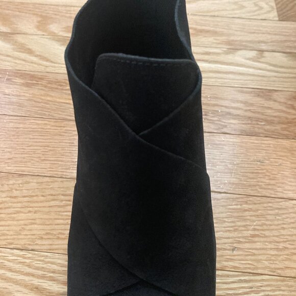 New Eileen Fisher Leather Zip Block Heel Bootie 7.5 - Picture 9 of 10